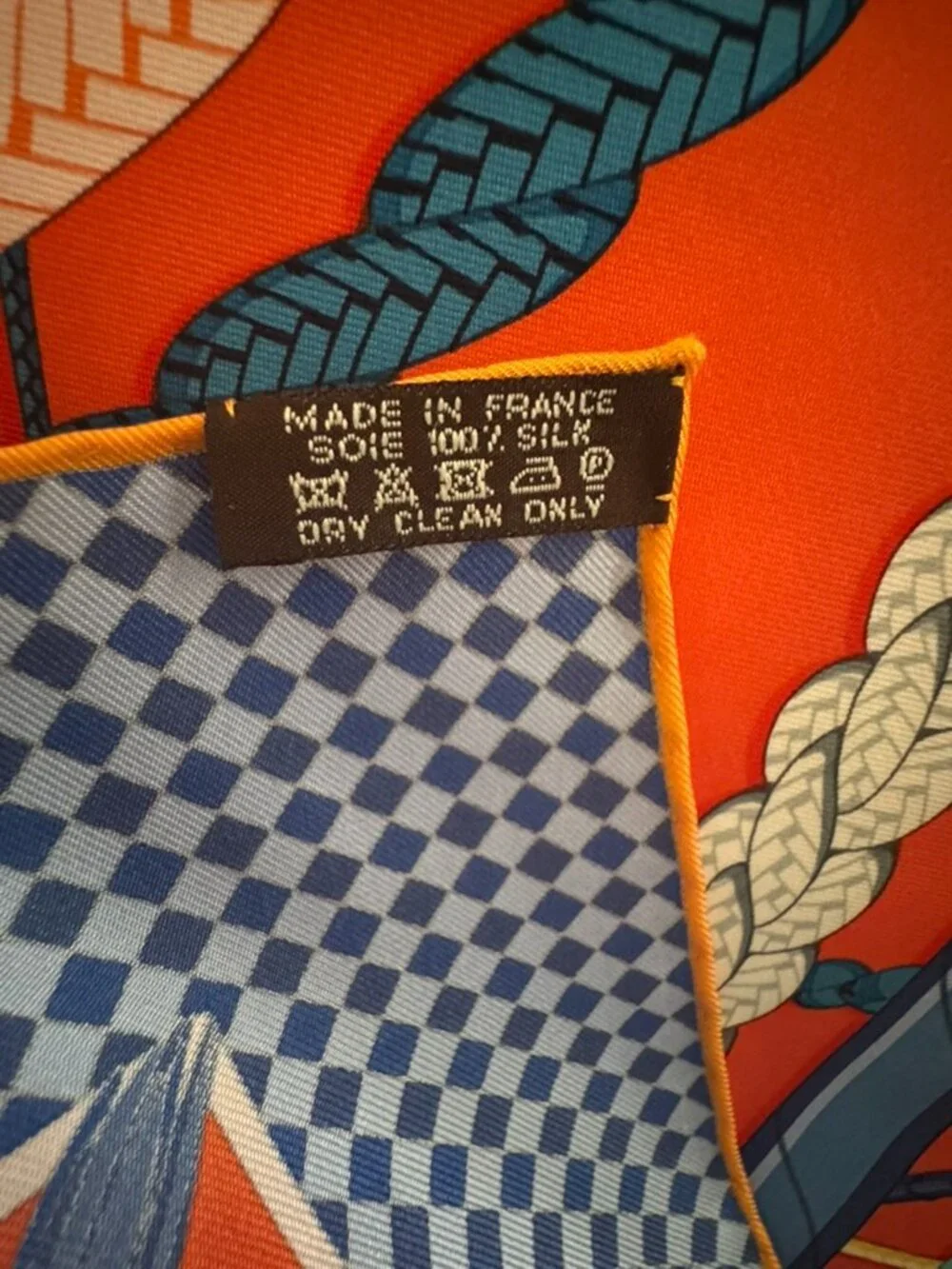 Orange Hermès - Whips and Crops - Scarf